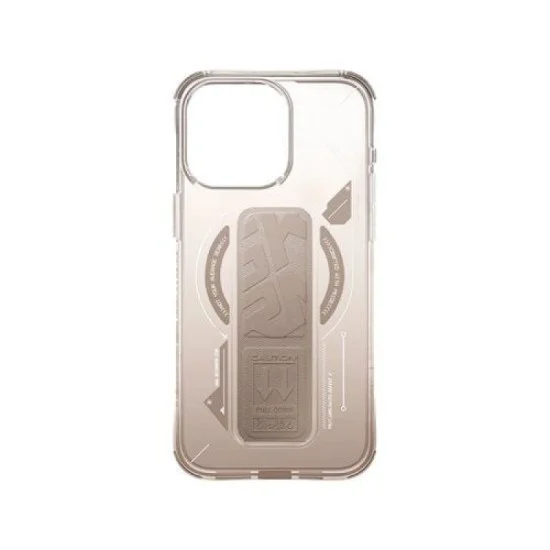 Cover Iphone 16 Pro Helio Magsafe Case With Grip Stand Skinarma - Gold